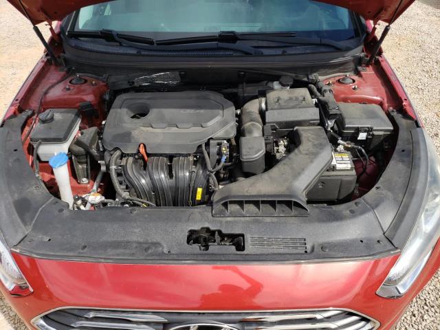 5NPE34AF7JH617309 - 2018 HYUNDAI SONATA SPO RED photo 7