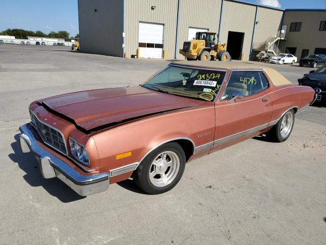 3A30H293129 - 1973 FORD GRAN TORIN BROWN photo 2