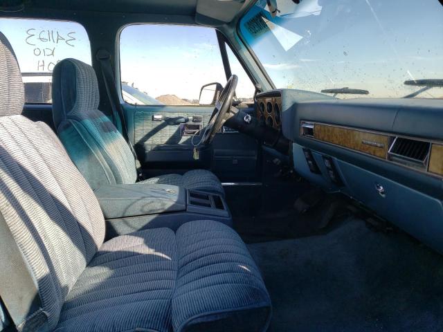 1GNER16K6LF142887 - 1990 CHEVROLET SUBURBAN R BLUE photo 5