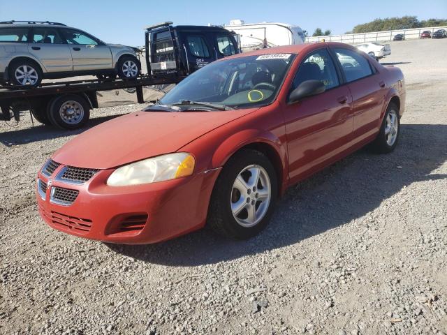 1B3EL46T15N645130 - 2005 DODGE STRATUS SX RED photo 2