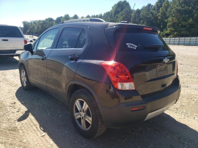 KL7CJLSB2FB127708 - 2015 CHEVROLET TRAX 1LT BROWN photo 3