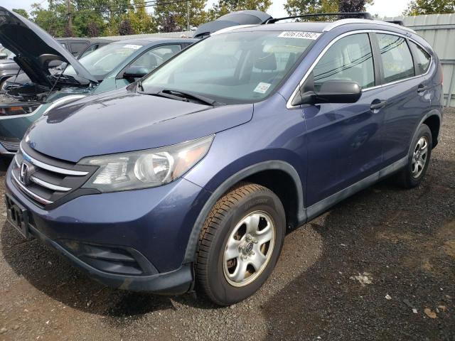 2HKRM4H32EH705751 - 2014 HONDA CR-V LX BLUE photo 2