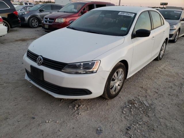 3VW1K7AJ0BM018686 - 2011 VOLKSWAGEN JETTA BASE 白色 照片 2