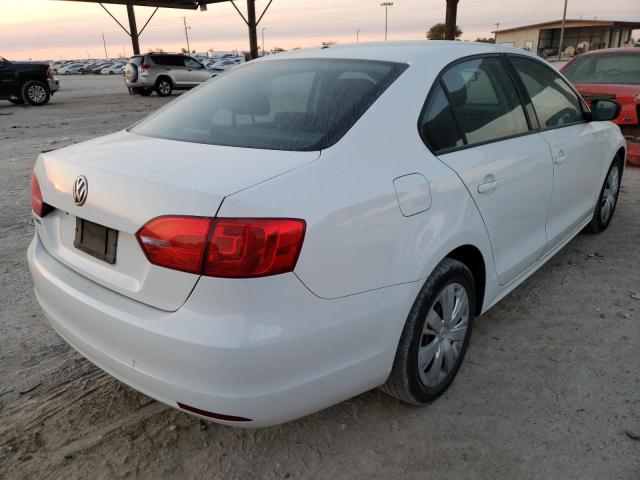 3VW1K7AJ0BM018686 - 2011 VOLKSWAGEN JETTA BASE 白色 照片 4