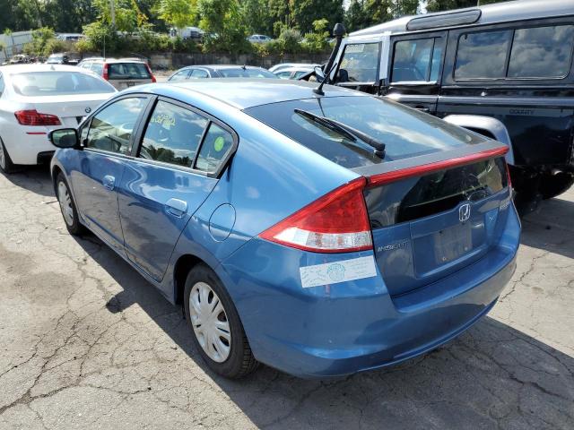 JHMZE2H54AS003508 - 2010 HONDA INSIGHT LX BLUE photo 3