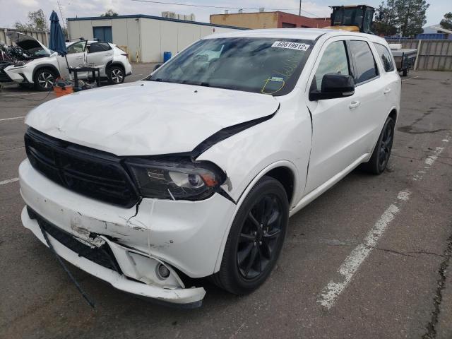 1C4RDHDG6JC413512 - 2018 DODGE DURANGO GT WHITE photo 2