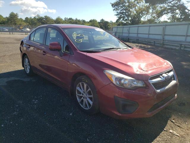 JF1GJAC64DH005393 - 2013 SUBARU IMPREZA PR BURGUNDY photo 1