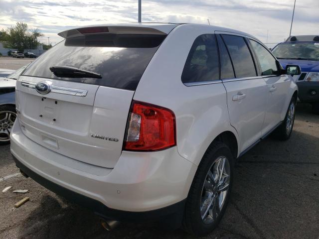 2FMDK3KC5BBB59677 - 2011 FORD EDGE LIMIT WHITE photo 4