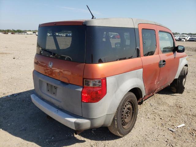 5J6YH18325L015471 - 2005 HONDA ELEMENT LX ORANGE photo 4