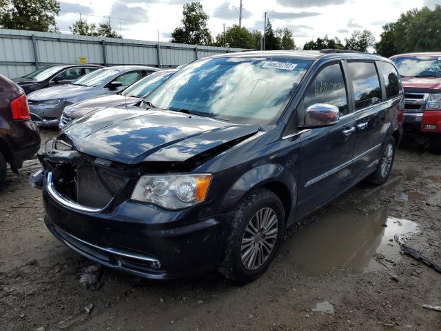 2C4RC1CG4DR809347 - 2013 CHRYSLER TOWN & COU BLACK photo 2