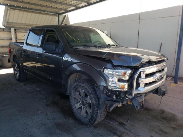1FTEW1CFXGKD45139 - 2016 FORD F150 SUPER GRAY photo 1