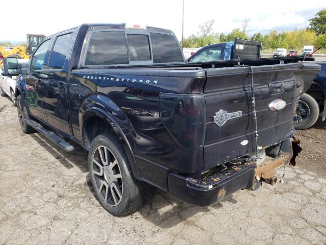 1FTFW1EV3AFA45662 - 2010 FORD F150HARDAV BLACK photo 3