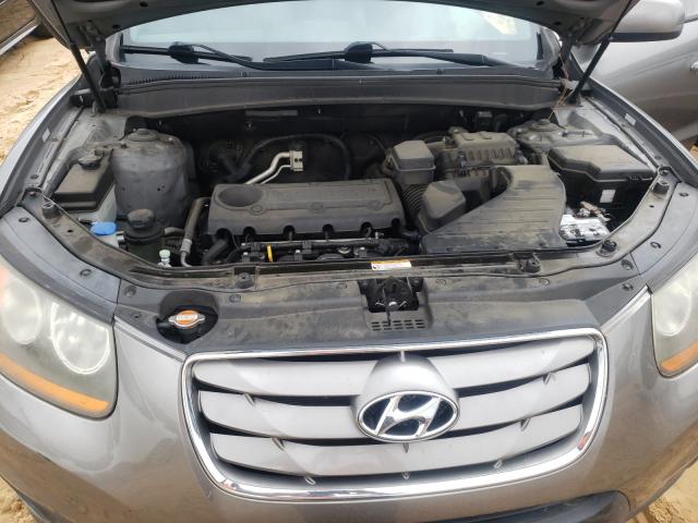 5XYZK3AB5BG039795 - 2011 HYUNDAI SANTA FE L GRAY photo 7