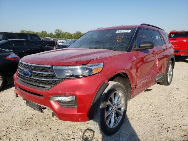 1FMSK7DH2LGA52894 - 2020 FORD EXPLORER X RED photo 2