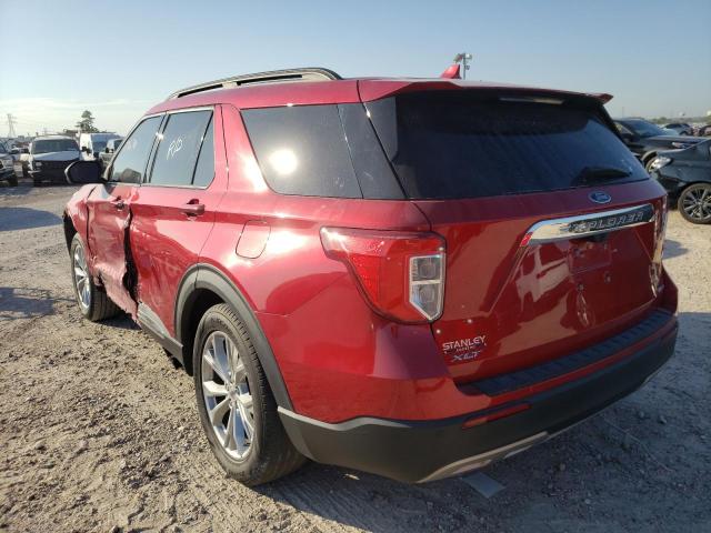 1FMSK7DH2LGA52894 - 2020 FORD EXPLORER X RED photo 3