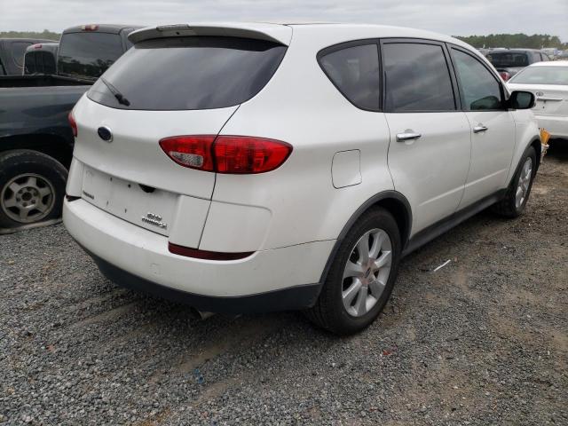 4S4WX86D974401852 - 2007 SUBARU B9 TRIBECA WHITE photo 4