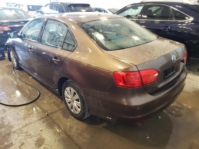 3VW2K7AJ0DM423499 - 2013 VOLKSWAGEN JETTA BASE 棕色 照片 3