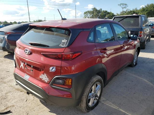 KM8K12AA5MU648419 - 2021 HYUNDAI KONA SE RED photo 4