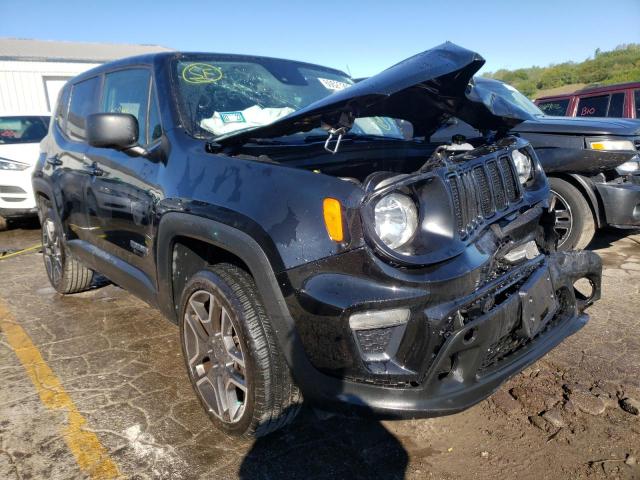 ZACNJDAB0MPM38069 - 2021 JEEP RENEGADE S BLACK photo 1