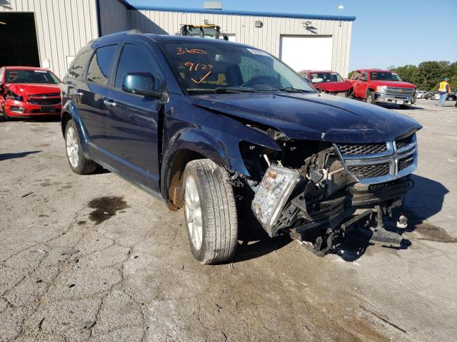 3C4PDDDG0ET172556 - 2014 DODGE JOURNEY LI BLUE photo 1