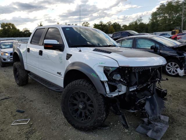 1FTFW1R61DFC08719 - 2013 FORD F150 SVT R WHITE photo 1