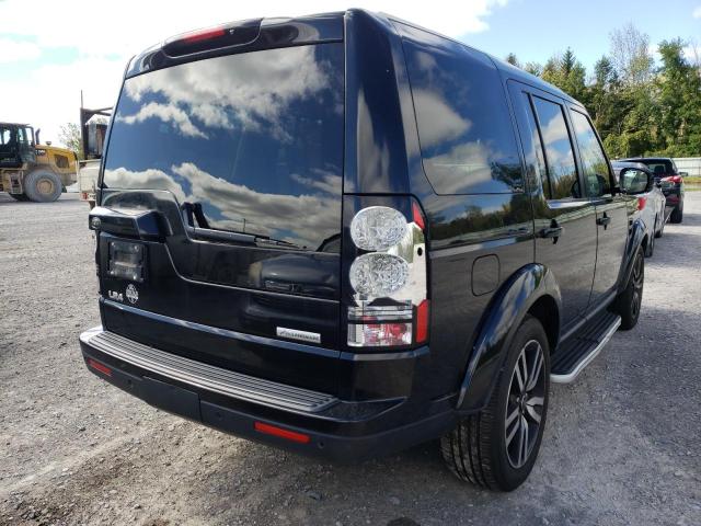 SALAK2V60GA818350 - 2016 LAND ROVER LR4 HSE LU BLACK photo 4