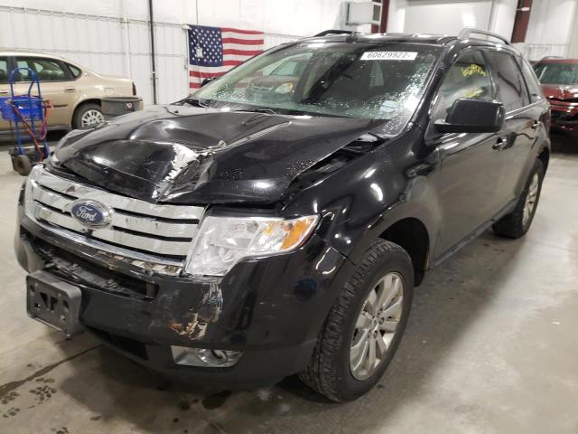 2FMDK48C97BB43986 - 2007 FORD EDGE BLACK photo 2