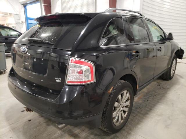 2FMDK48C97BB43986 - 2007 FORD EDGE BLACK photo 4