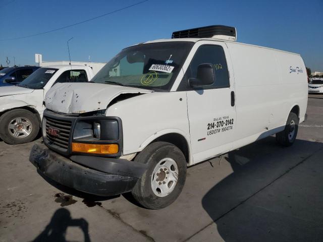 1GTHG396381202750 - 2008 GMC SAVANA G35 WHITE photo 2