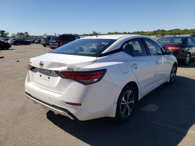 3N1AB8CV5LY241652 - 2020 NISSAN SENTRA SV WHITE photo 4