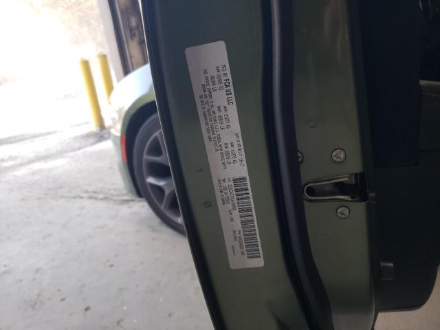 2C3CDXCTXJH182081 - 2018 DODGE CHARGER R/ GREEN photo 10