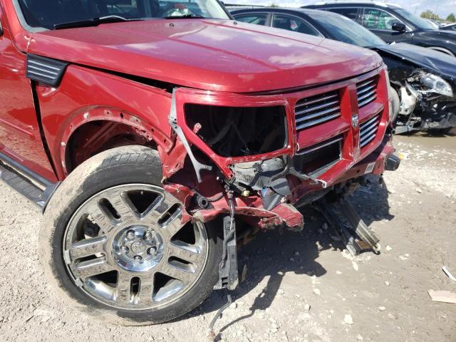 1D4PU4GX7BW512001 - 2011 DODGE NITRO HEAT RED photo 9