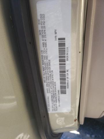 4S4BP61C877339943 - 2007 SUBARU LEGACY OUT BEIGE photo 10