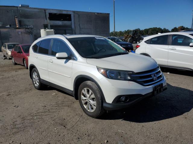 5J6RM4H78EL101193 - 2014 HONDA CR-V EXL WHITE photo 1