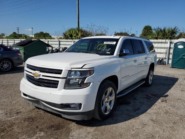 1GNSKJKC2HR342743 - 2017 CHEVROLET SUBURBAN K WHITE photo 2