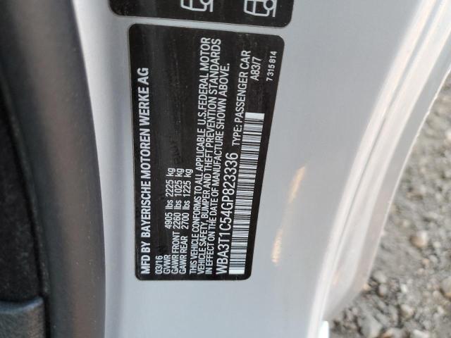 WBA3T1C54GP823336 - 2016 BMW 428 XI SUL GRAY photo 10