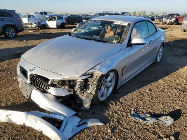 WBA3T1C54GP823336 - 2016 BMW 428 XI SUL GRAY photo 2