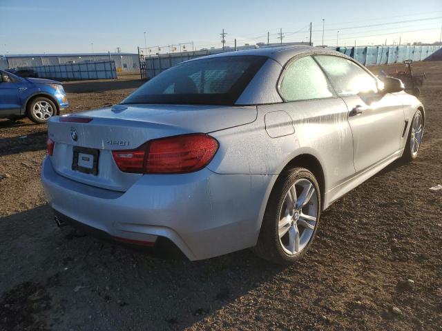 WBA3T1C54GP823336 - 2016 BMW 428 XI SUL GRAY photo 4