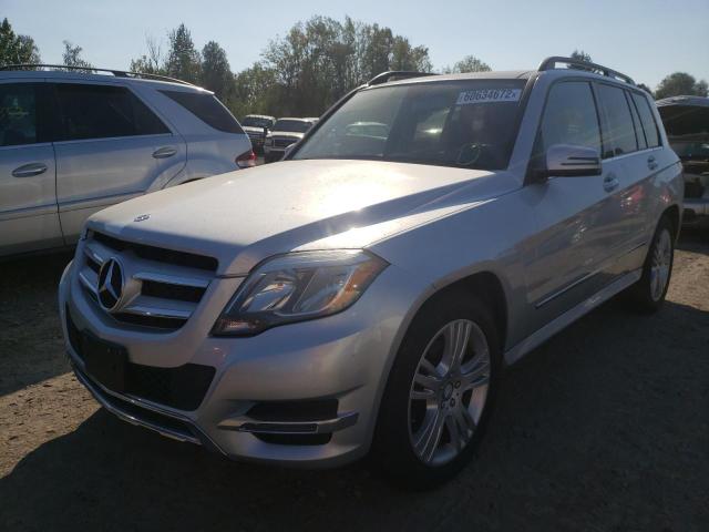 WDCGG8JB5DG095011 - 2013 MERCEDES-BENZ GLK 350 4M SILVER photo 2