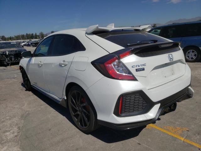 SHHFK7H49JU407692 - 2018 HONDA CIVIC SPOR WHITE photo 3