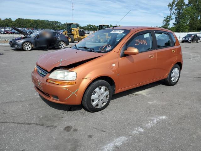 KL1TD66617B719120 - 2007 CHEVROLET AVEO BASE Қызғылт сары фото 2