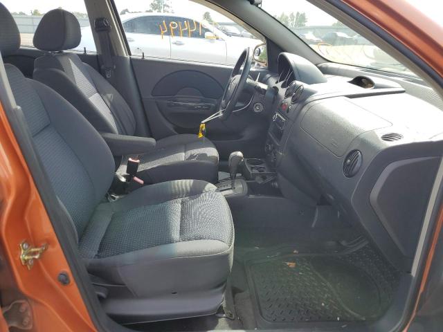 KL1TD66617B719120 - 2007 CHEVROLET AVEO BASE Қызғылт сары фото 5