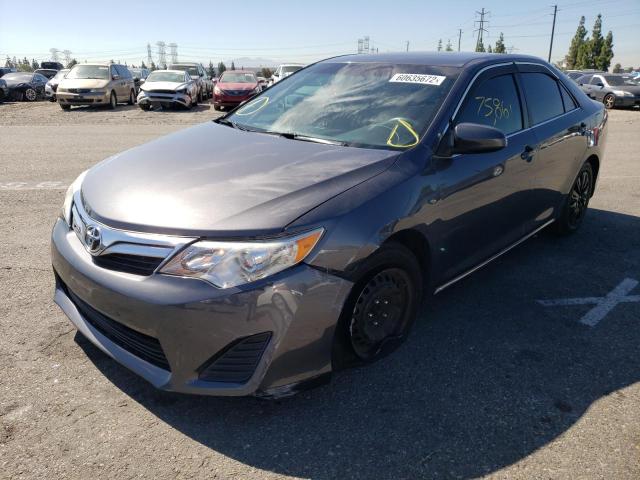 4T4BF1FK7CR265244 - 2012 TOYOTA CAMRY BASE CHARCOAL photo 2