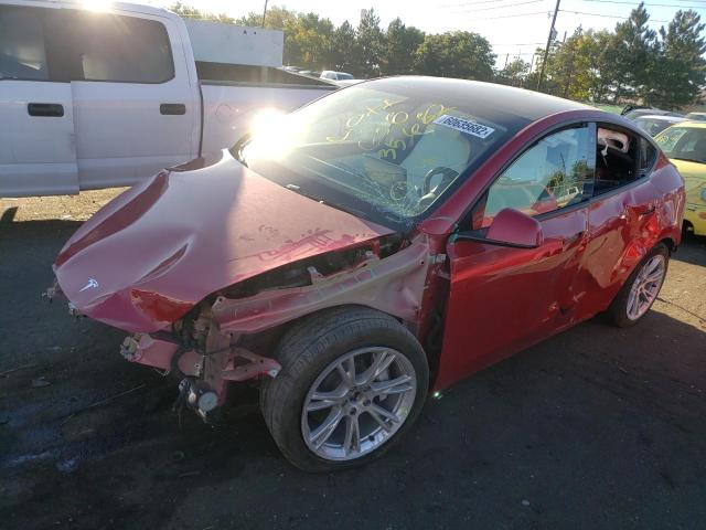 5YJYGDEE4LF031042 - 2020 TESLA MODEL Y كستنائي صورة 9