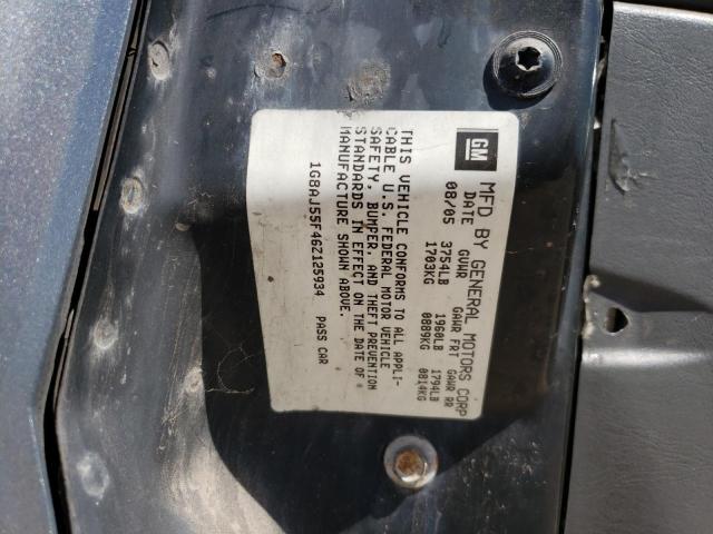 1G8AZ58F37Z174757 - 2007 SATURN ION LEVEL BLUE photo 10