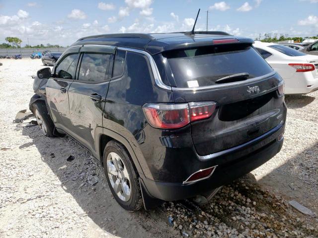 3C4NJCBB9LT162106 - 2020 JEEP COMPASS LA BLACK photo 3