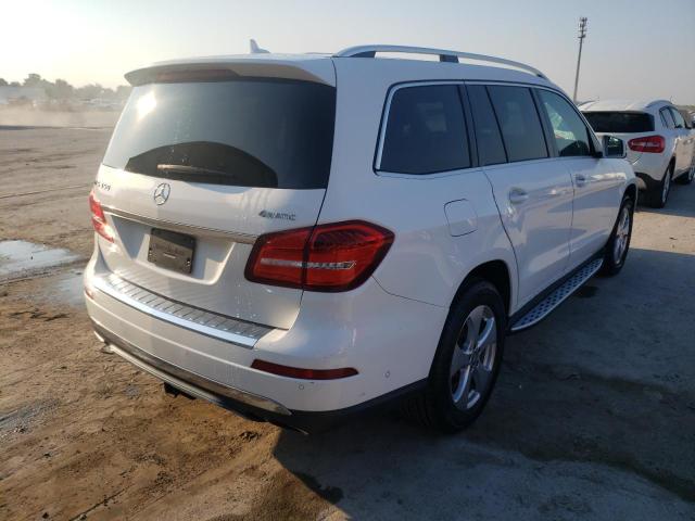 4JGDF6EE6HA746736 - 2017 MERCEDES-BENZ GLS 450 4M WHITE photo 4