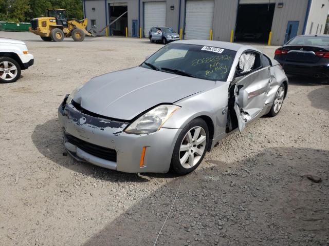 JN1AZ34E43T013566 - 2003 NISSAN 350Z COUPE SILVER photo 10