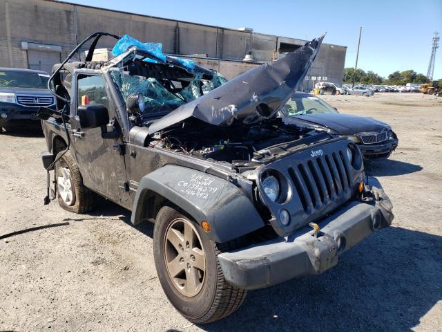 1C4AJWAG6HL506992 - 2017 JEEP WRANGLER S GRAY photo 1