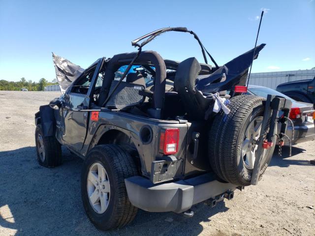 1C4AJWAG6HL506992 - 2017 JEEP WRANGLER S GRAY photo 3